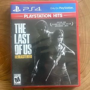 PS4 THE LAST OF US REMASTERED. In excellent condition